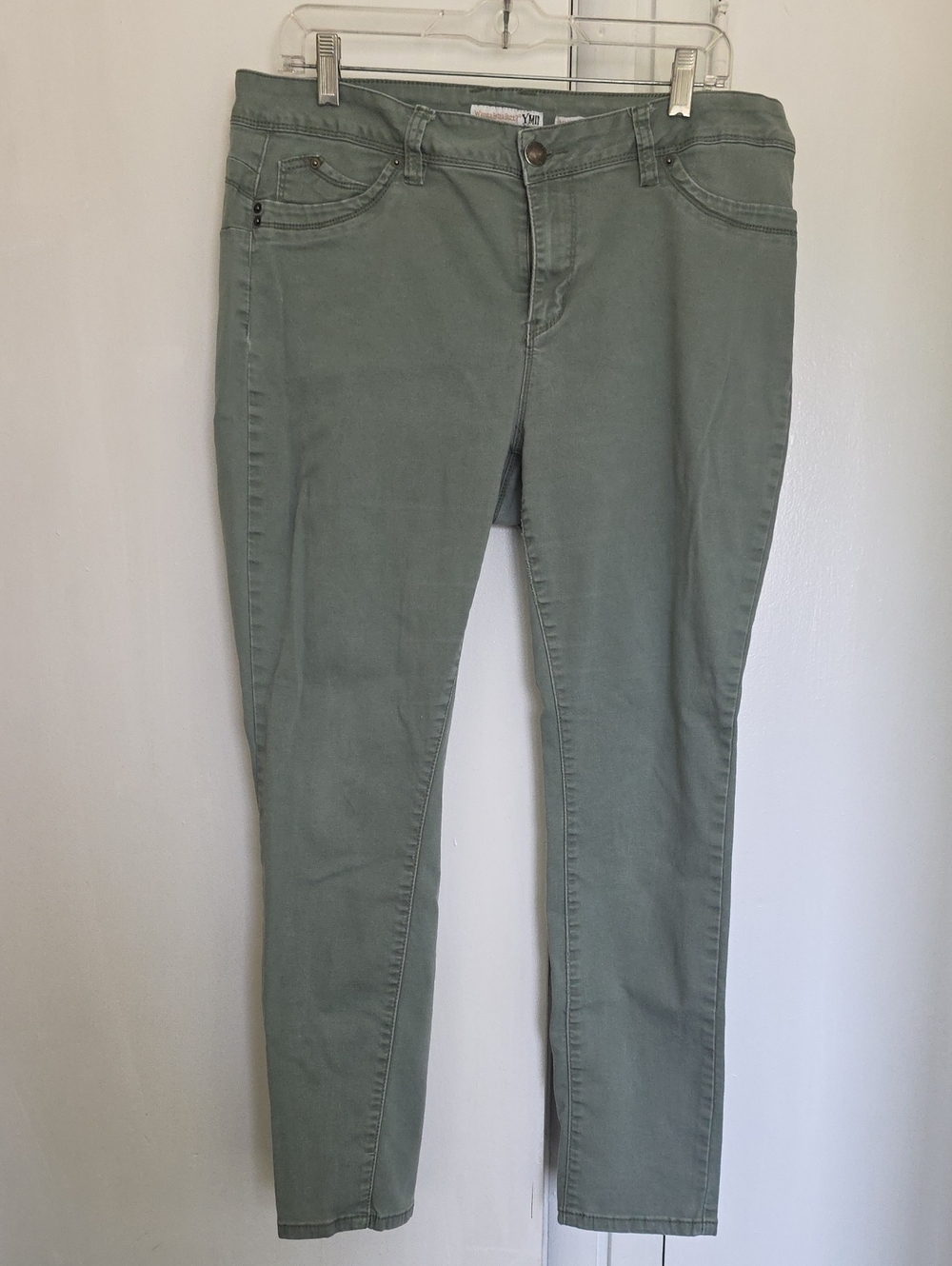 Olive Skinny Stretch Jeans